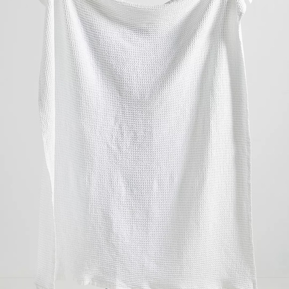 Anthropologie Woven Waffle Throw Blanket - Thumbnail 3
